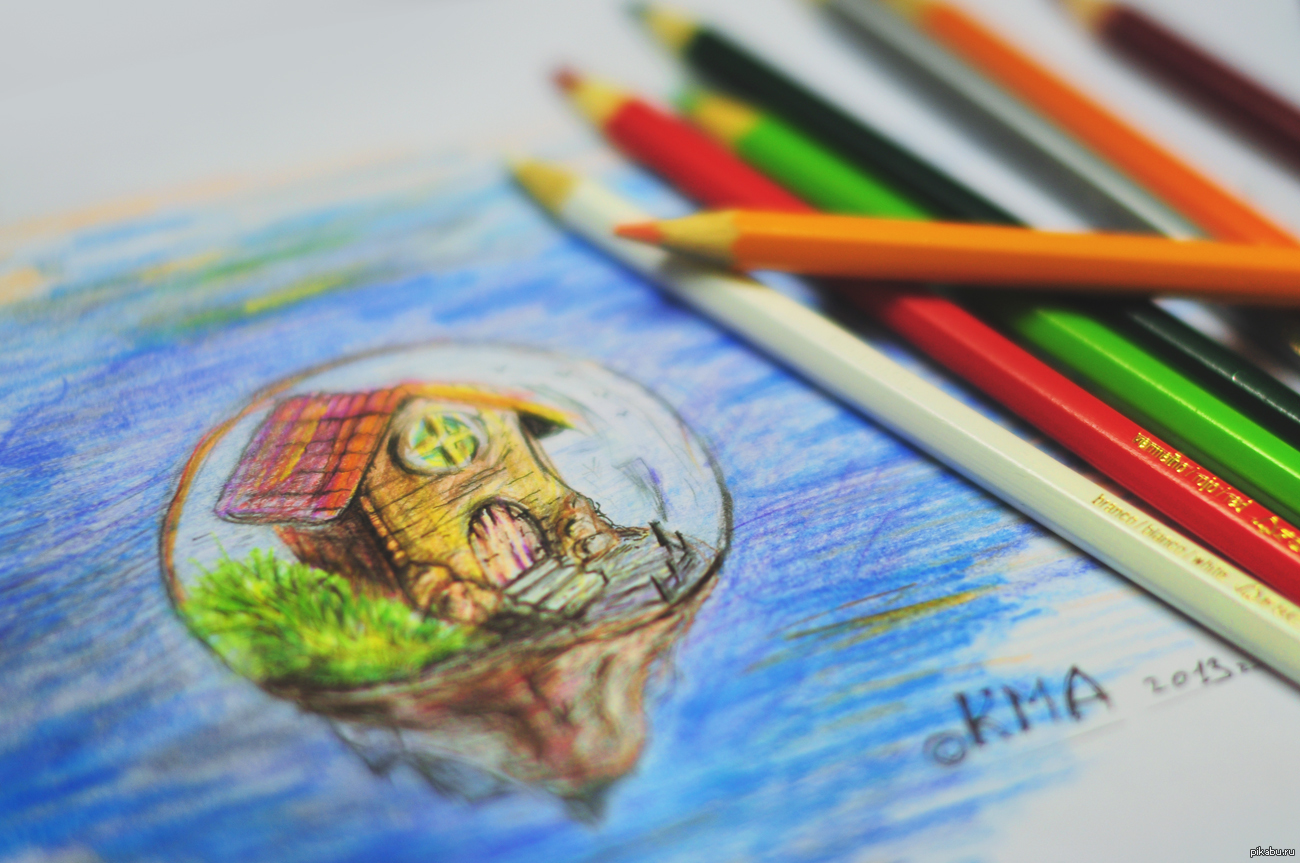 Без цветной рисунок. Рисунки цветные. Рисование карандашом. Рисование цветными карандашами. Красивые рисунки цветными карандашами.