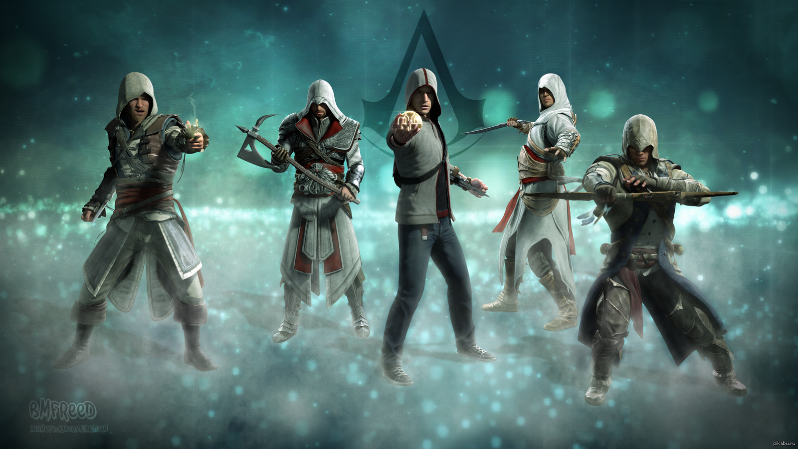 Assassin's Creed All-Stars - My, Assassins creed, Games, Art, 3D