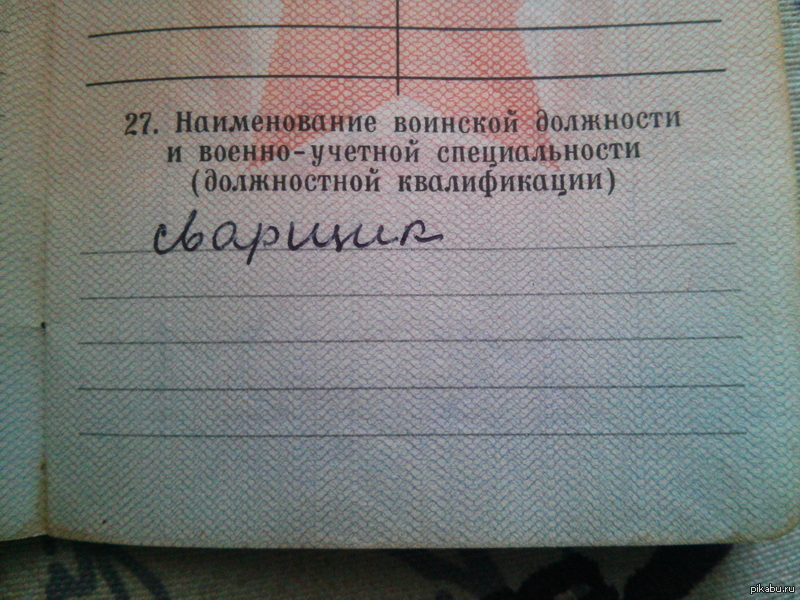 Военно учетные специальности техник. ВУС В военном билете. Наименование воинской должности. Сварщик в военном билете. ВУС И код воинской должности.