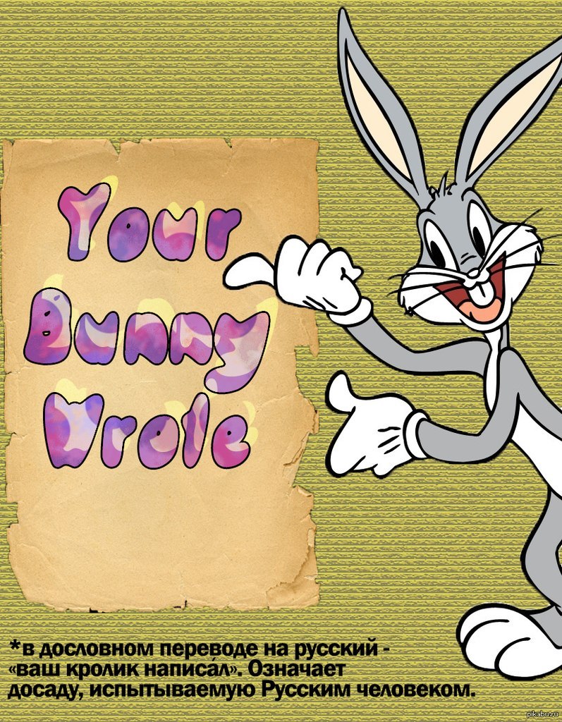 Как будет на английский ваш зайчик. Твой кролик написал. Твой кролик написал на английском. Английский кролик прикольный. Your Bunny wrote Мем.