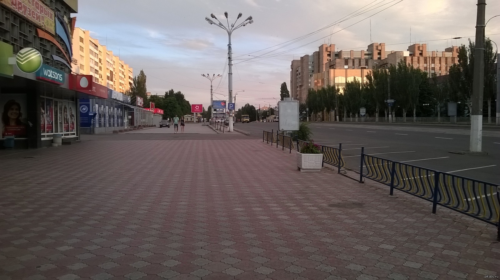 Центральные улицы Луганска