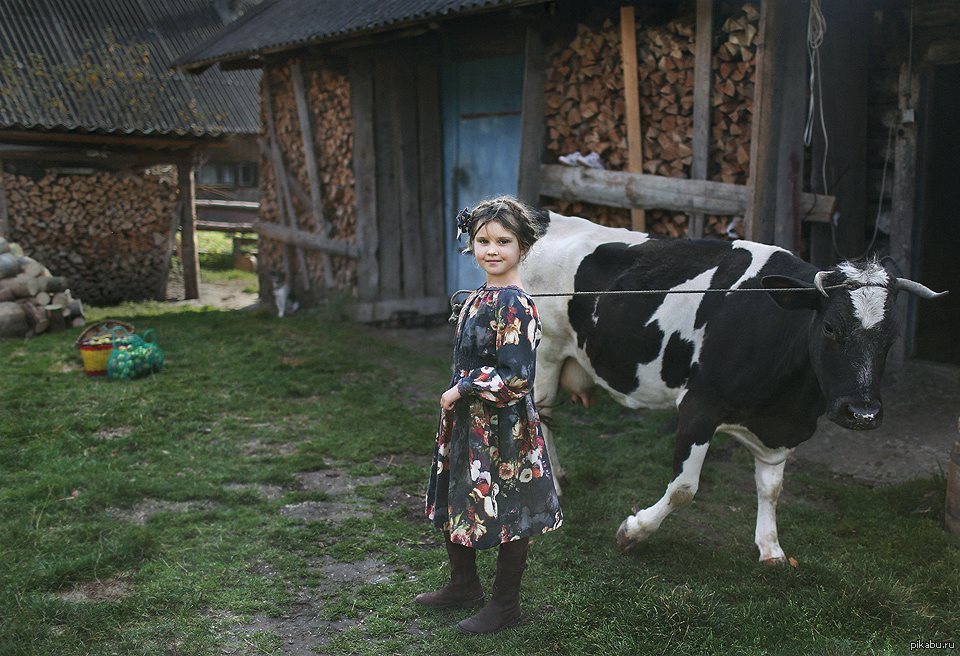 Фото мальчик в деревне у бабушки