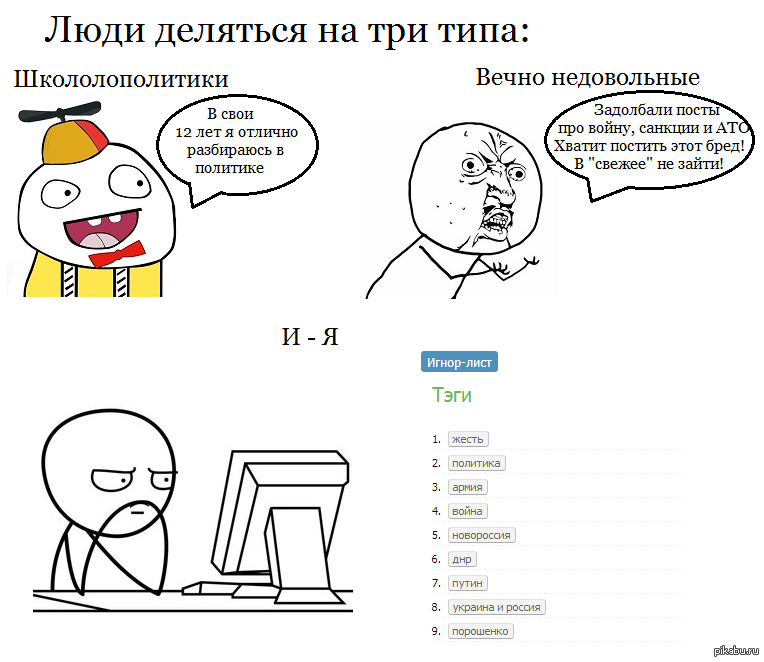 О свежем - Пикабу, Свежее, Статистика, Комиксы, Политика, Типы людей