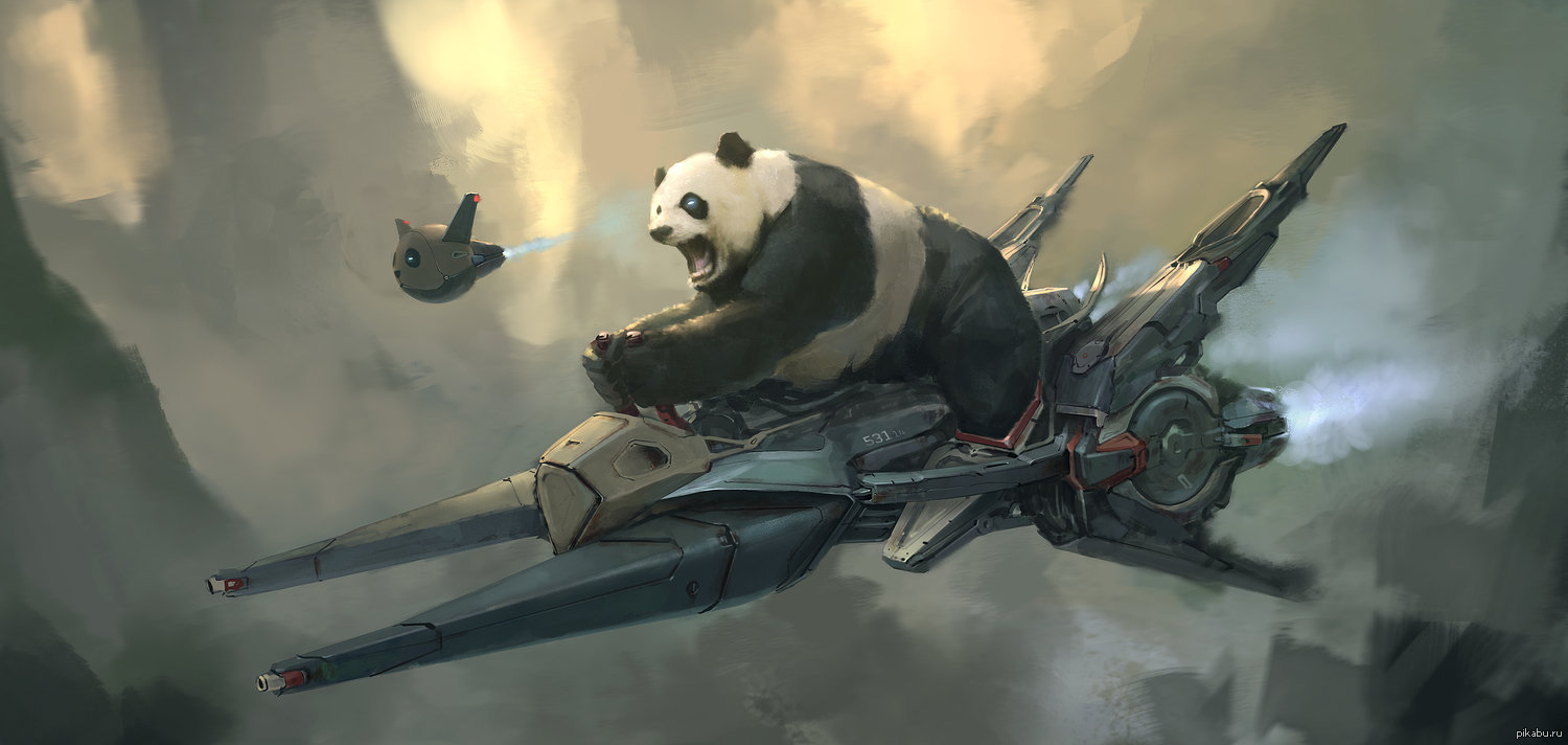 Боевая Панда арт