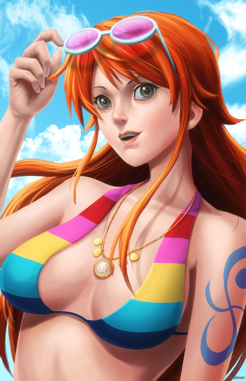 One piece - NSFW, One piece, Nami, Swimsuit, Anime