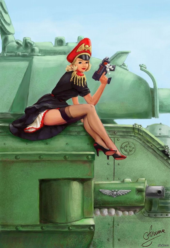 Pin up автоматы. Пин ап вархаммер 40000. Пин ап вархаммер. Пин ап дизельпанк. Warhammer 40000 Pin up.