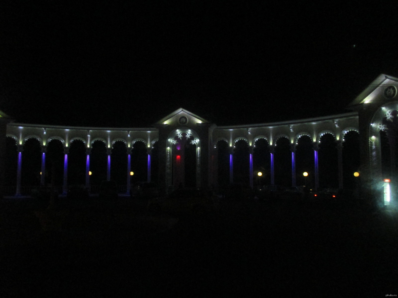 Ночная Гагра Абхазия