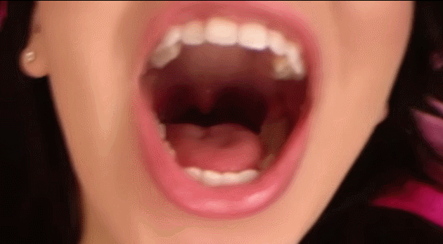 My asian mouth licking a hard cock