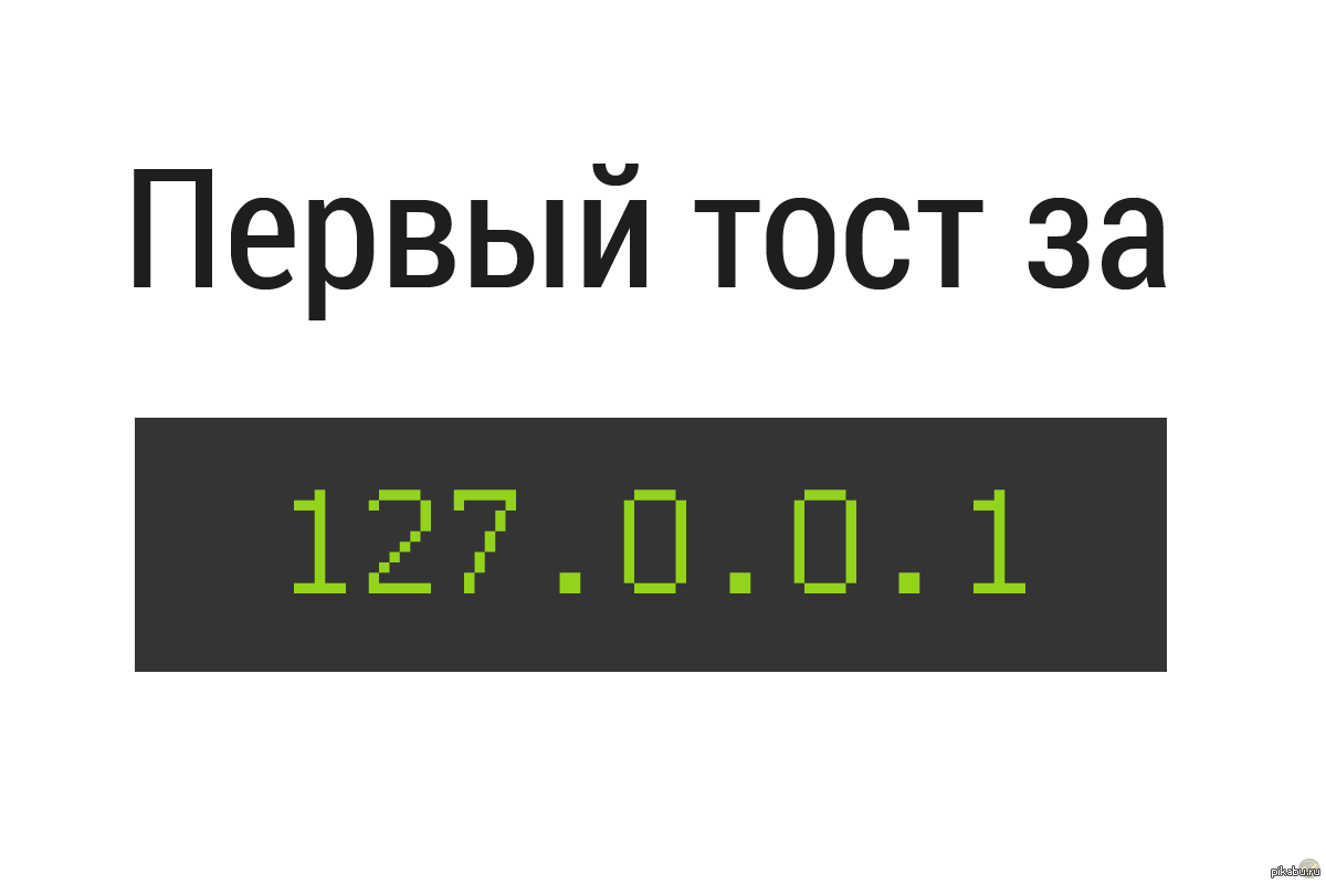 Первый тост за localhost! | Пикабу