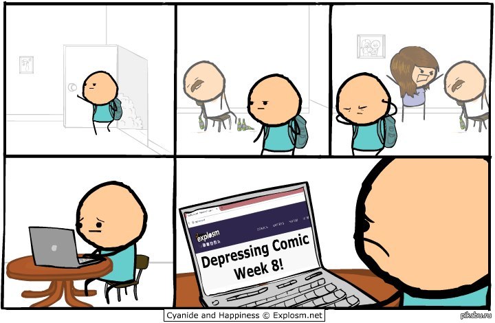 Comic net. Цианид и счастье комиксы. Неделя депрессивных комиксов. Цианид и счастье депрессивные комиксы. Неделя депрессивных комиксов Цианид.