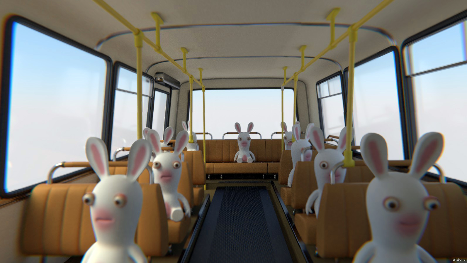 Заяц в автобусе