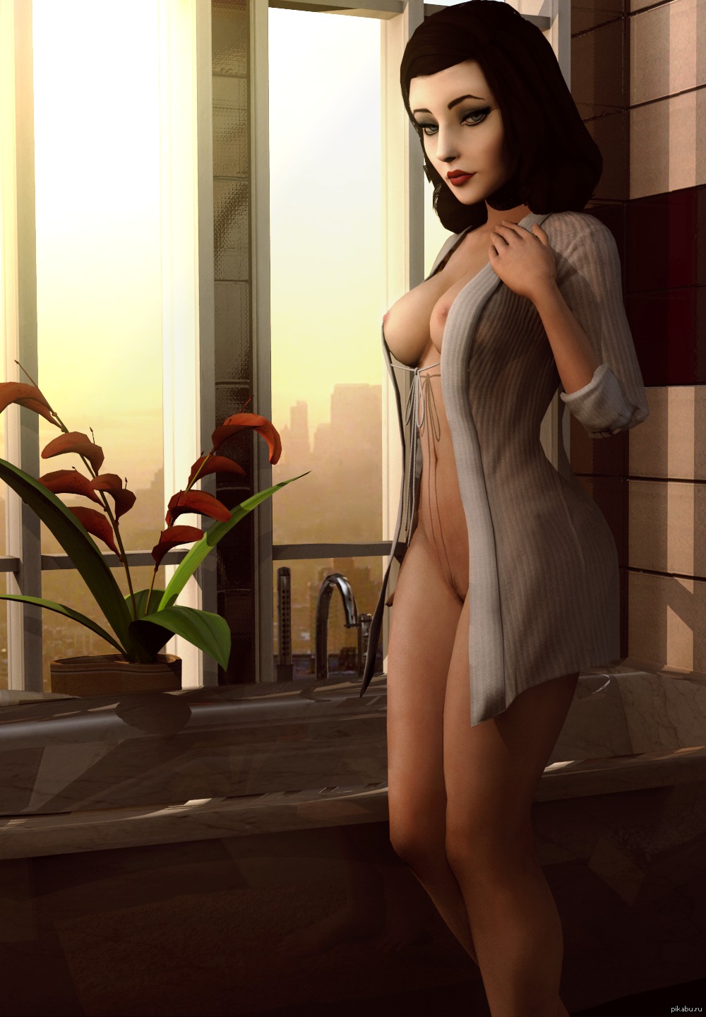 Elizabeth - NSFW, Elizabeth, Boobs, Rule 34, Bioshock Infinite