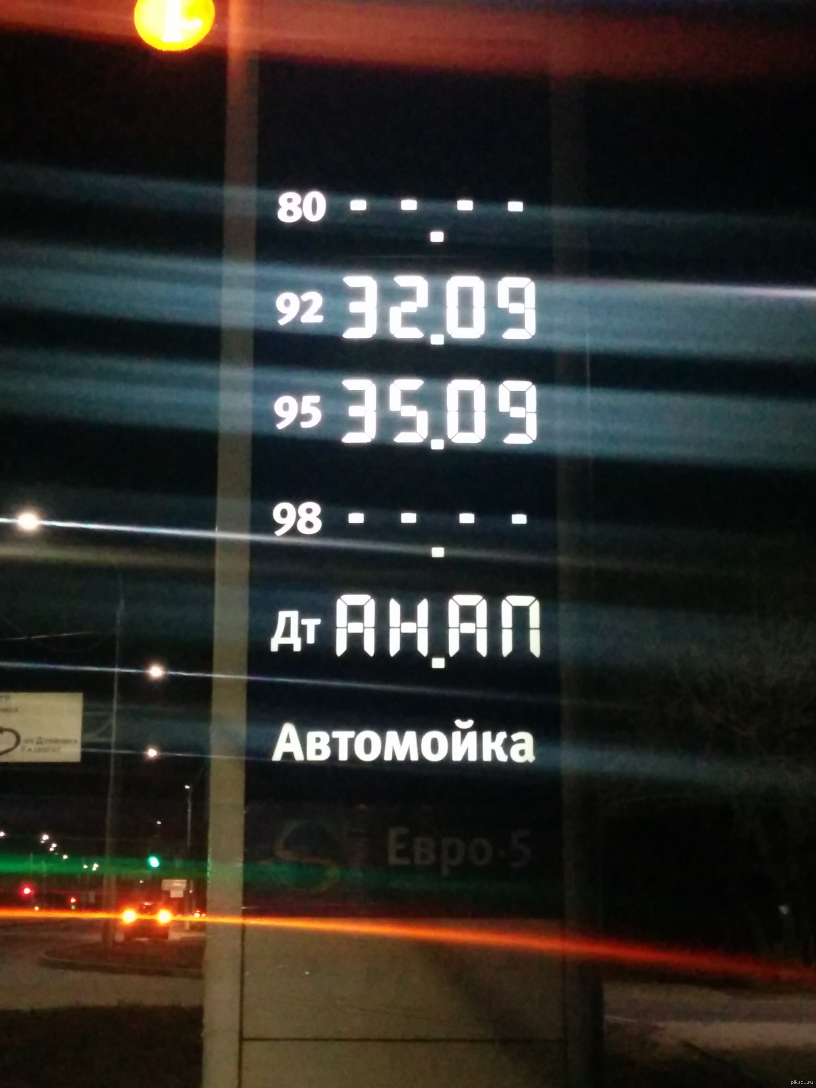 Цены на бензин в нашем городе очень специфичны | Пикабу