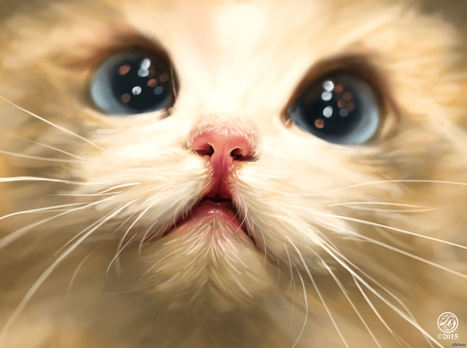 Вот вам замечательный арт котика | Пикабу