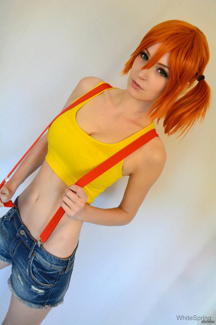 red lines - NSFW, Redheads, Nyasha, Girls, Deviantart, Misty, Pokemon, Cosplay