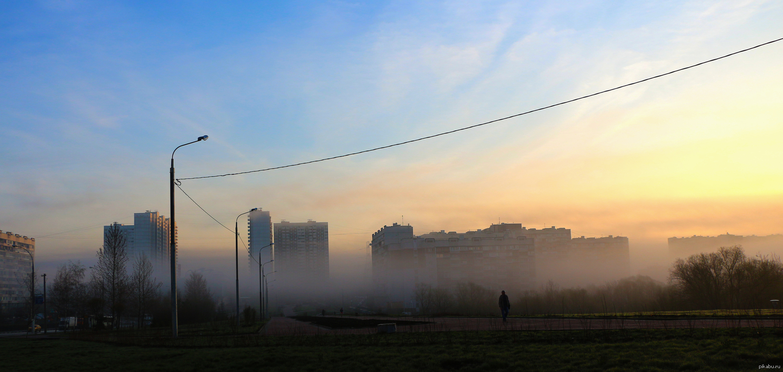 раннее утро в москве