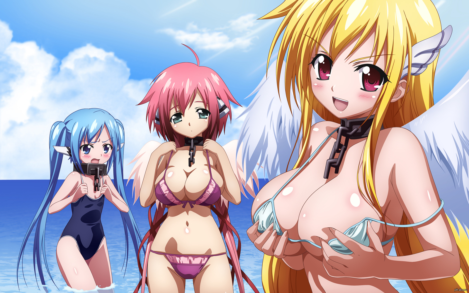 Anime wallpaper #6 - NSFW, Аниме, Обои, Ikaros, Sora no otoshimono, Fullhd