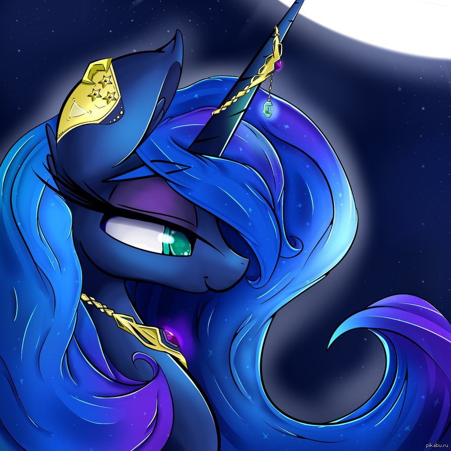 Beauty of the night, My Little Pony, Princess Luna.
