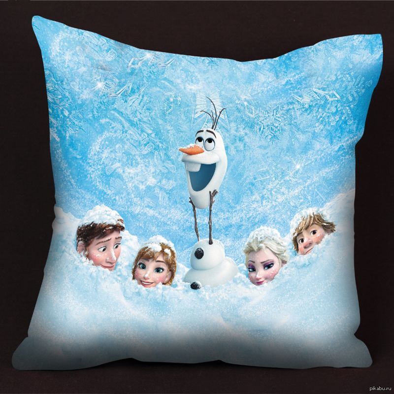 Купить подушку валдберис. Подушка детская Olaf Холодное сердце Disney 15613. Подушка Холодное сердце. Подушки с героями мультфильмов. Подушка с персонажем.