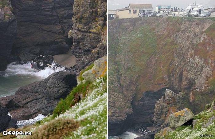 Забыл поставить на ручник | Пикабу