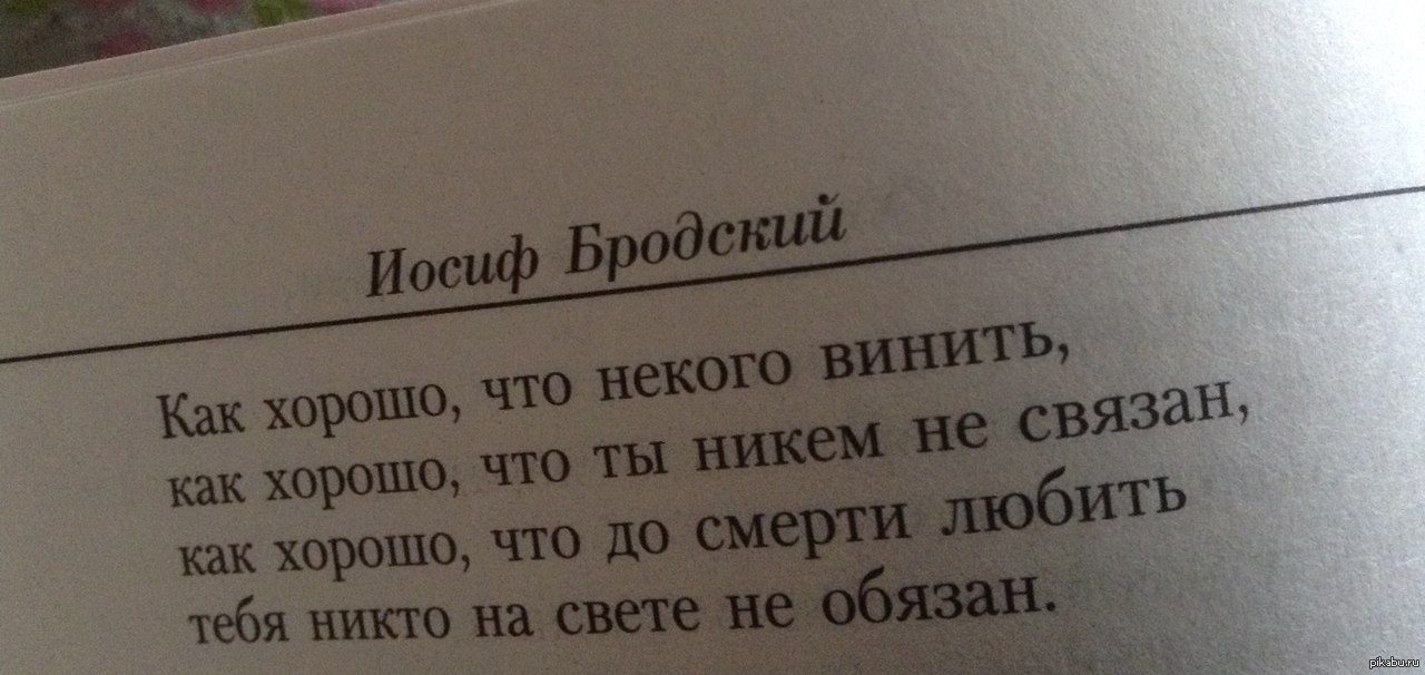 Нарисуй кружок а потом сотри бродский