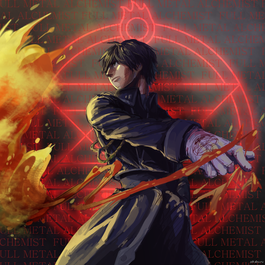 Roy Mustang, Аниме, Anime Art, Fullmetal Alchemist.