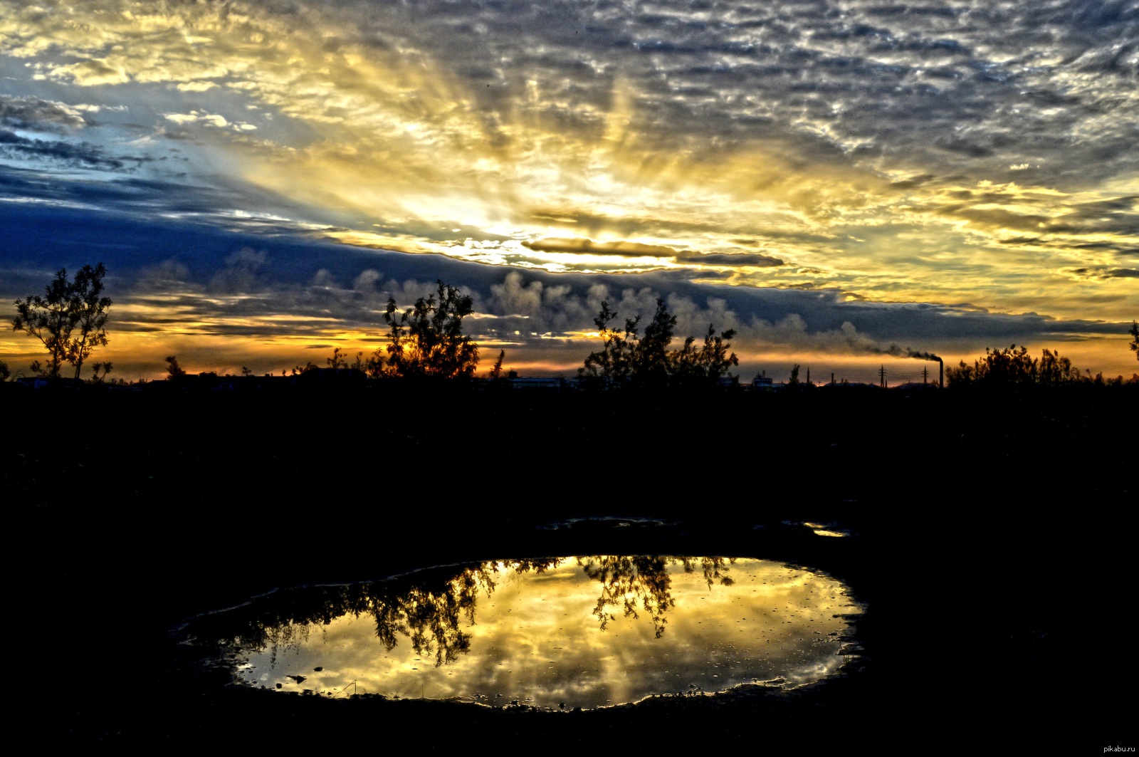 Tundra - My, Tundra, Sunset, Photo, Vorkuta, HDR