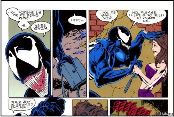 Polite Venom - Comics, Marvel, Venom, Вежливость