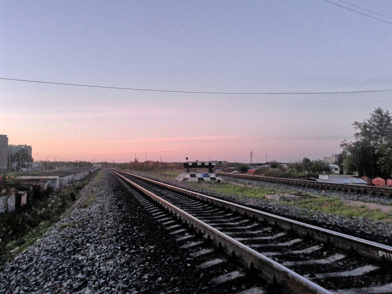 sky after sunset - My, My, Sunset, Russia, The photo