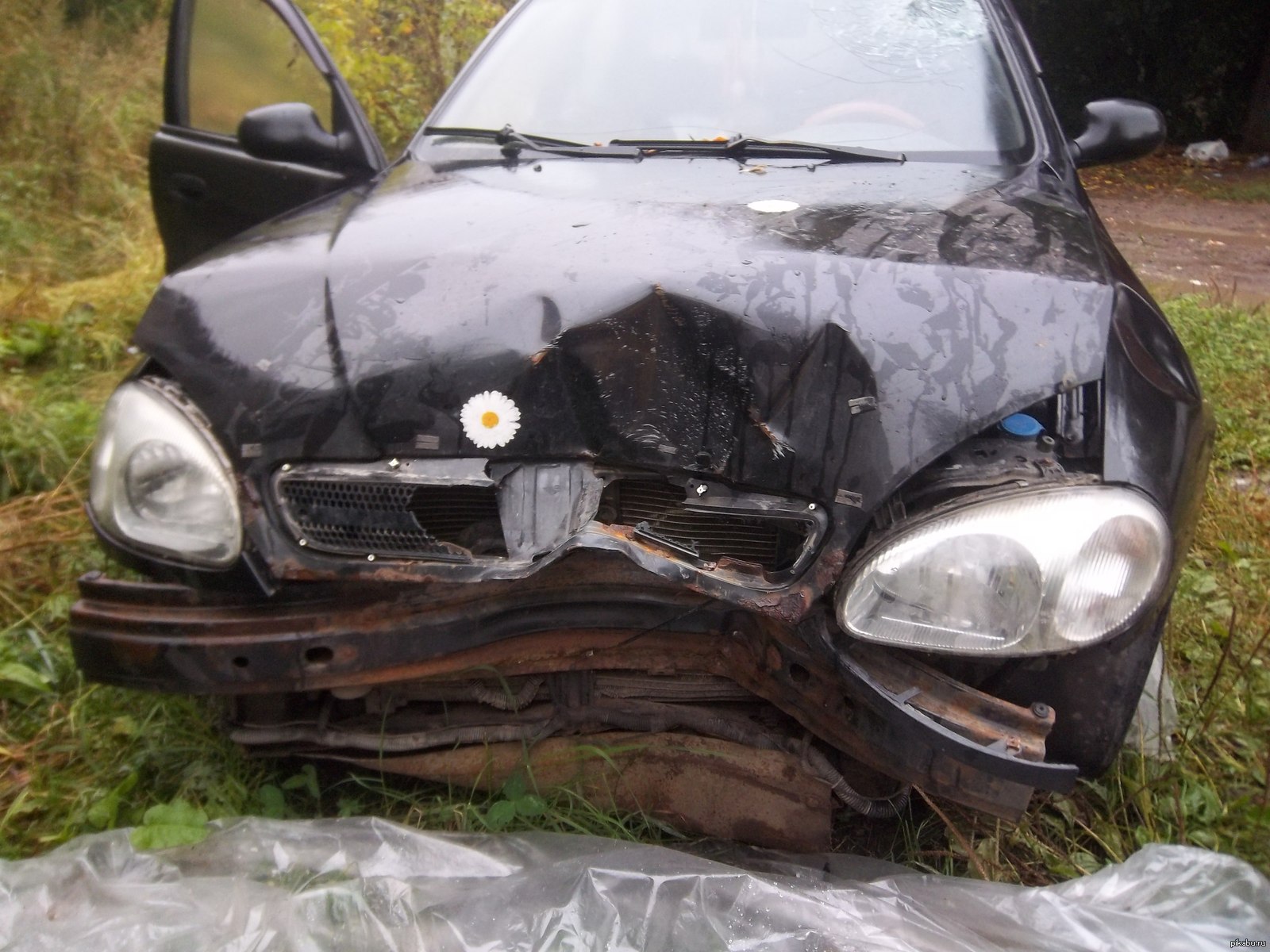 Chevrolet lanos 2007 года авария