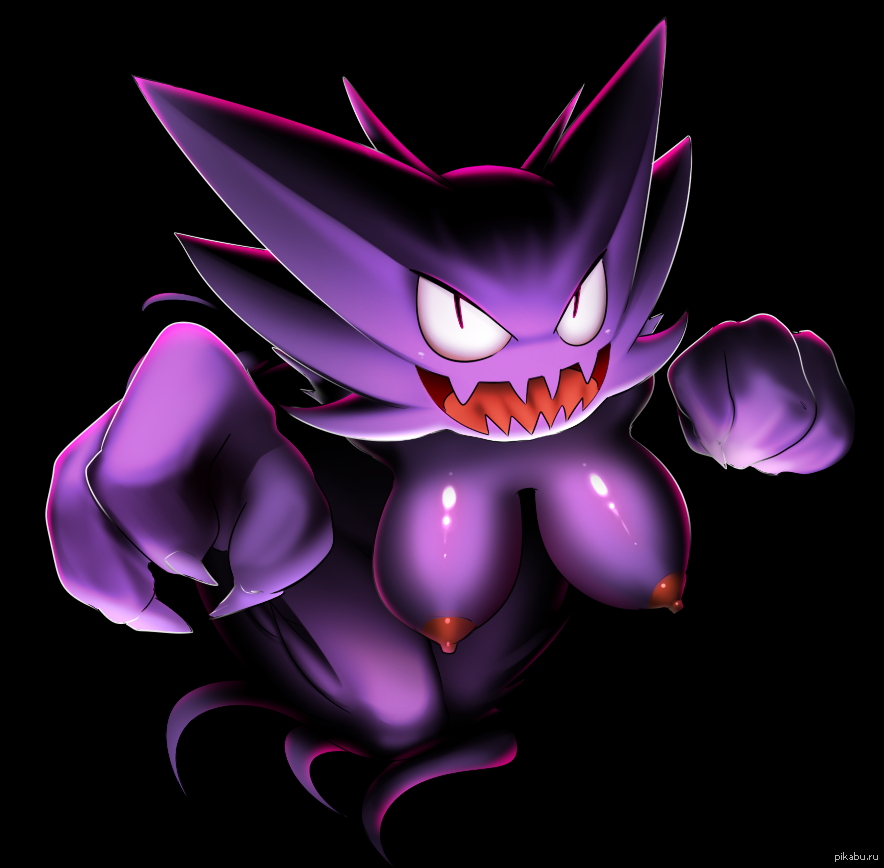 Haunter pokemon. Gengar Эволюция. Гастли Хантер и Генгар. Хонтер покемон. Шайни Генгар