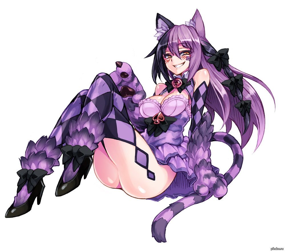 Cheshire Cat - Чеширская Кошка (Monster Girl Encyclopedia), Anime Art, Mge,...