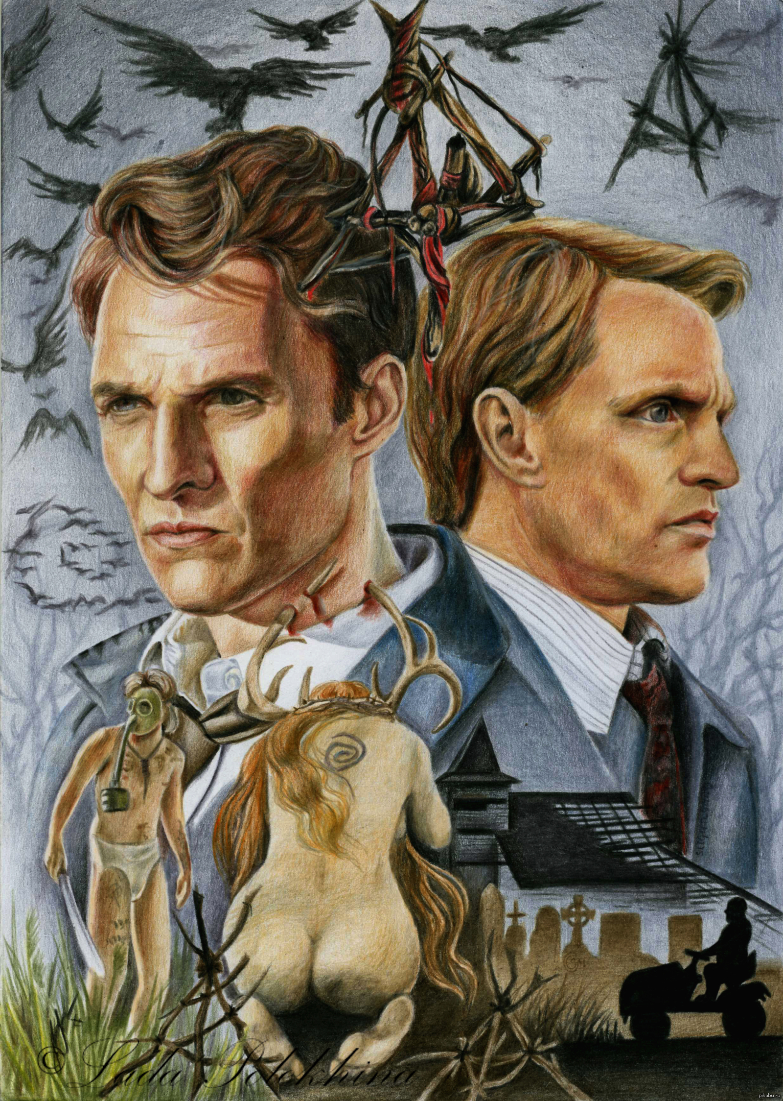True detective marty and rust фото 2