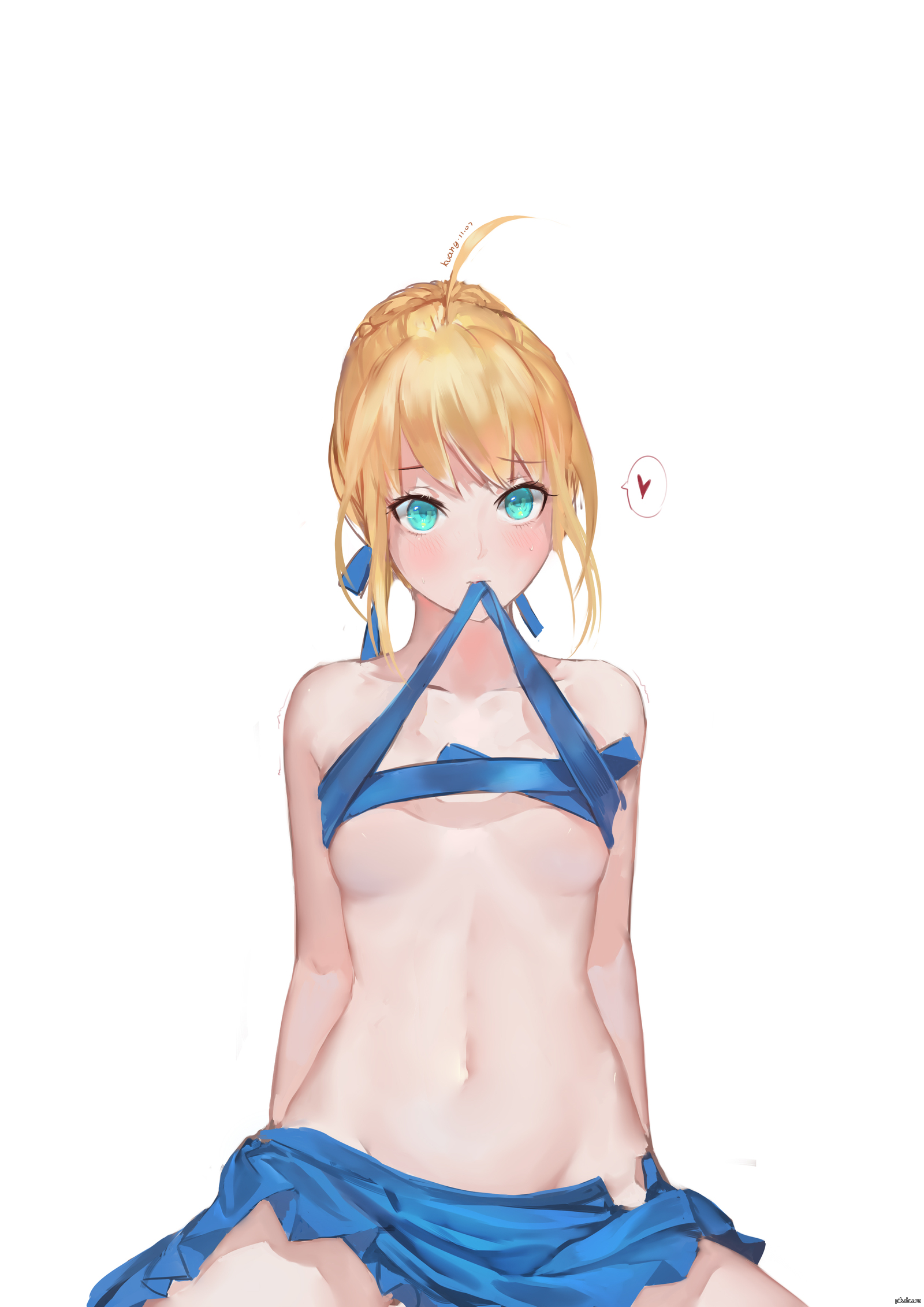 Saber - NSFW, Anime art, Anime, Saber, Fate, 