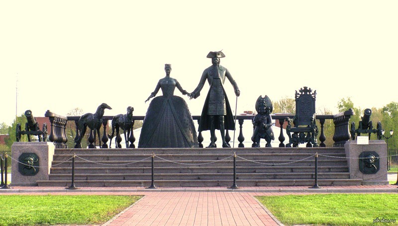 funny monument - Monument, Peter, Ekaterina