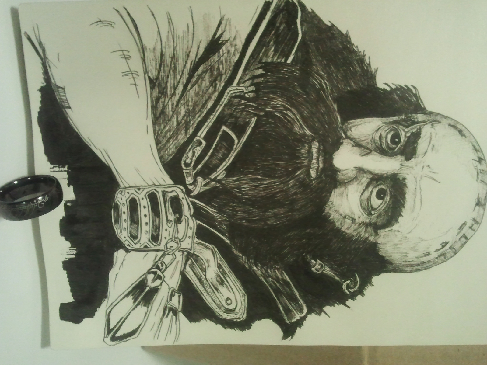 Dwalin, Balin's younger brother - My, Drawing, Art, Gnomes, Lord of the Rings, The hobbit