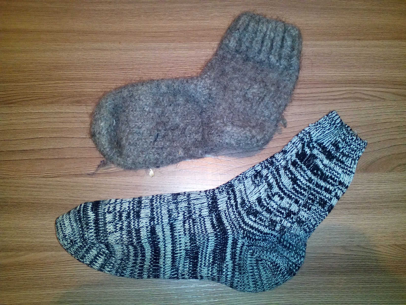 Изготовление шерстяных носков
