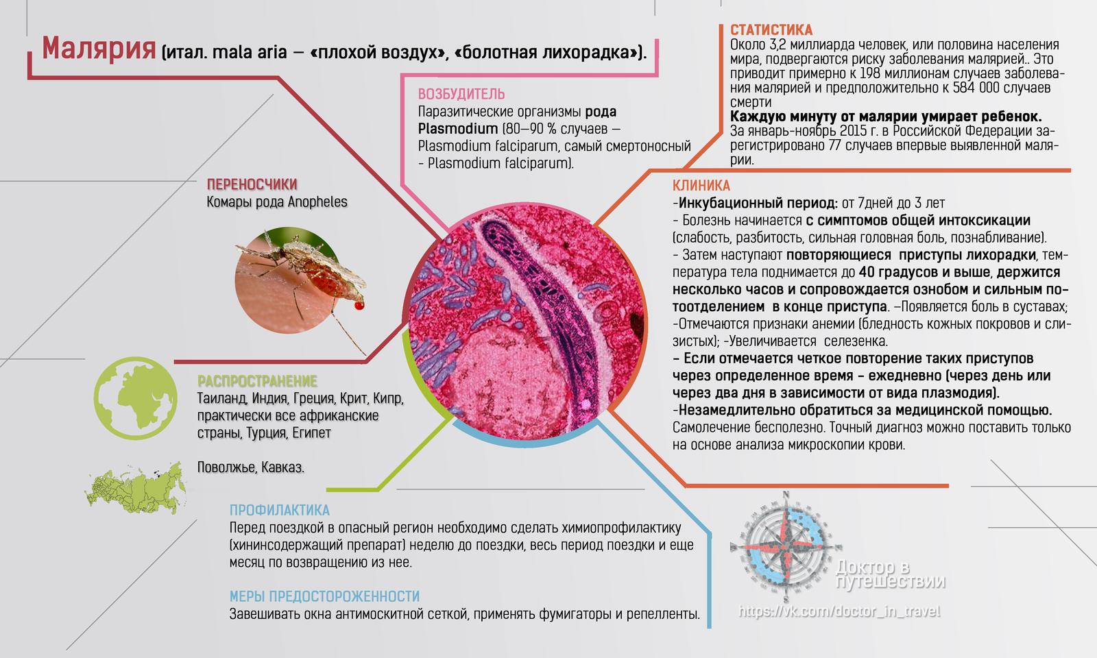 Готовь плавки летом, а голову зимой. Что я знаю о малярии. | Пикабу