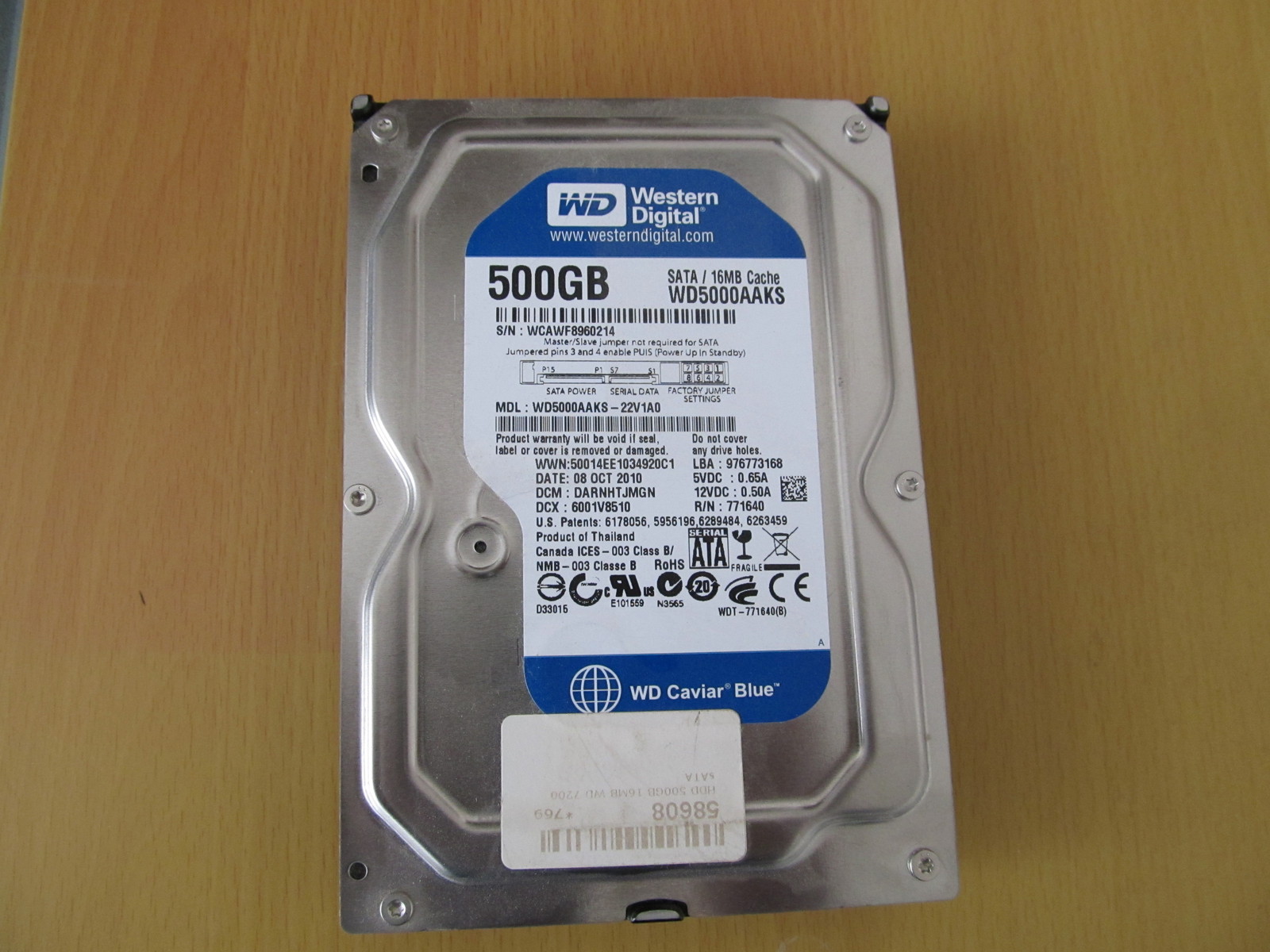 WD Caviar Blue 500gb wd5000aaks Jumper settings. Factory Jumper settings wd2500aaks. Disk Sentinel Western Digital 500gb.