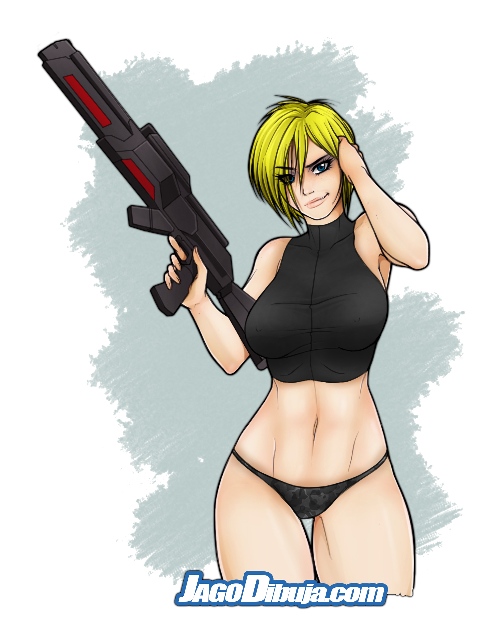 Sergeant Calhoun - NSFW, Jago, Jagoart, Art, Ralph, Sergeant Calhoun, Games