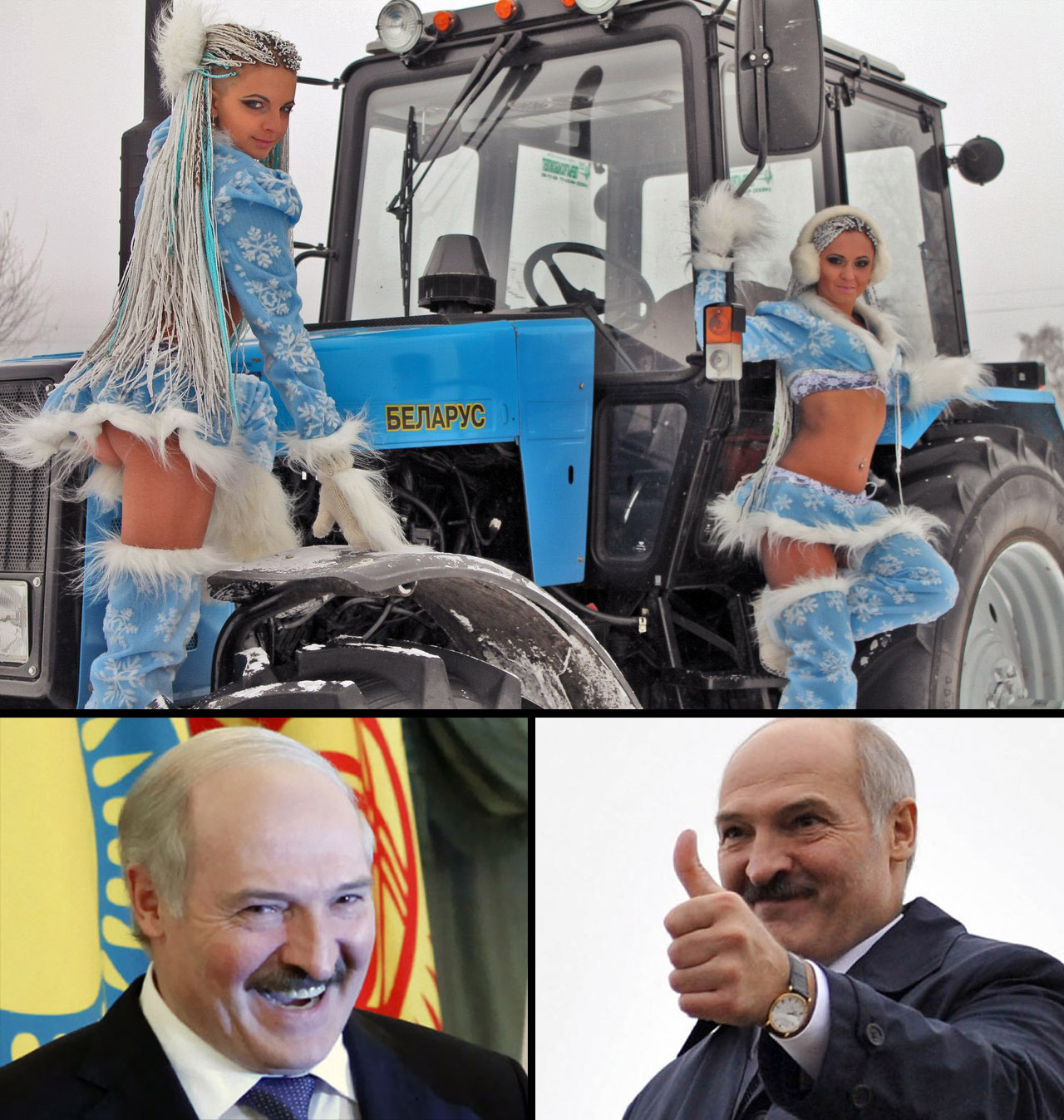 Advertise right! - NSFW, Alexander Lukashenko, Humor, Republic of Belarus, Tractor Belarus