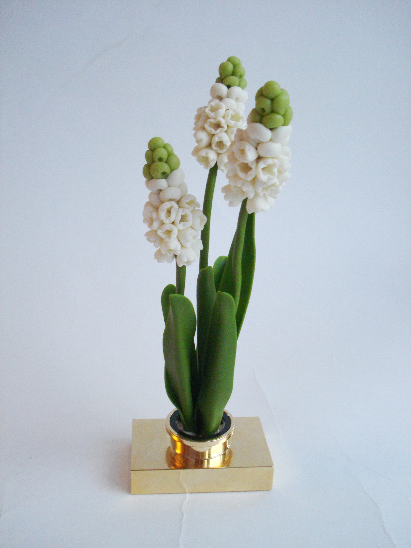 Muscari from polymer clay - My, Muscari, March 8, Primroses, Polymer floristry, Ceramic floristry, Flowers, Longpost