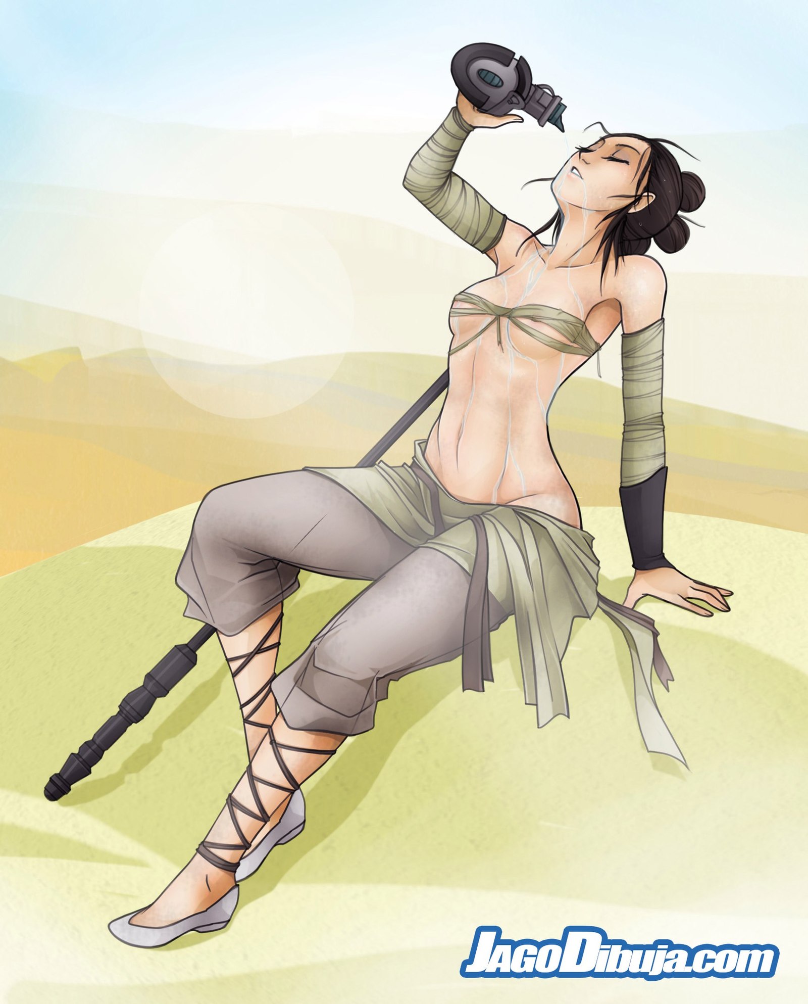 Rey from Star Wars: The Force Awakens - NSFW, Jago, Art, Rey, Star Wars VII: The Force Awakens, Star Wars