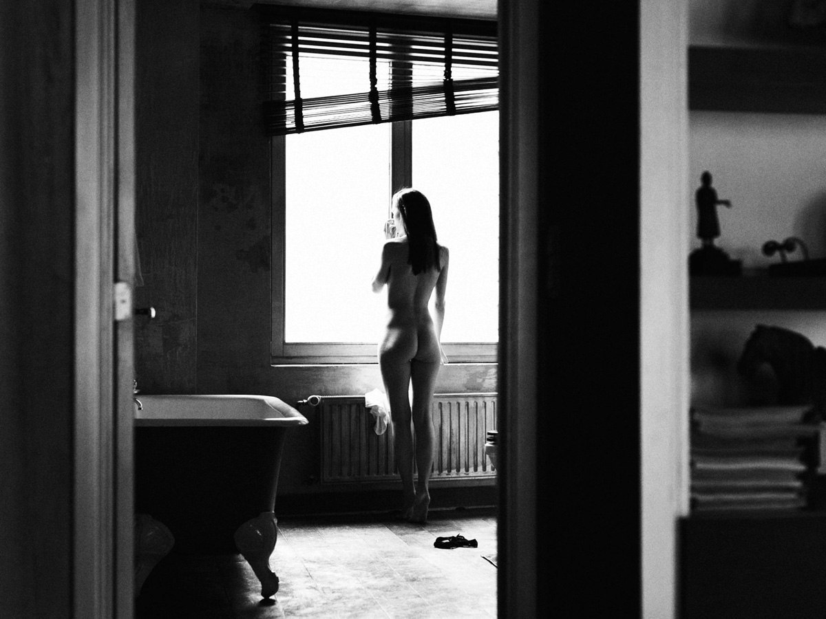 Again bw - NSFW, Black and white, Figure, 18+, Girls, Photo, Longpost