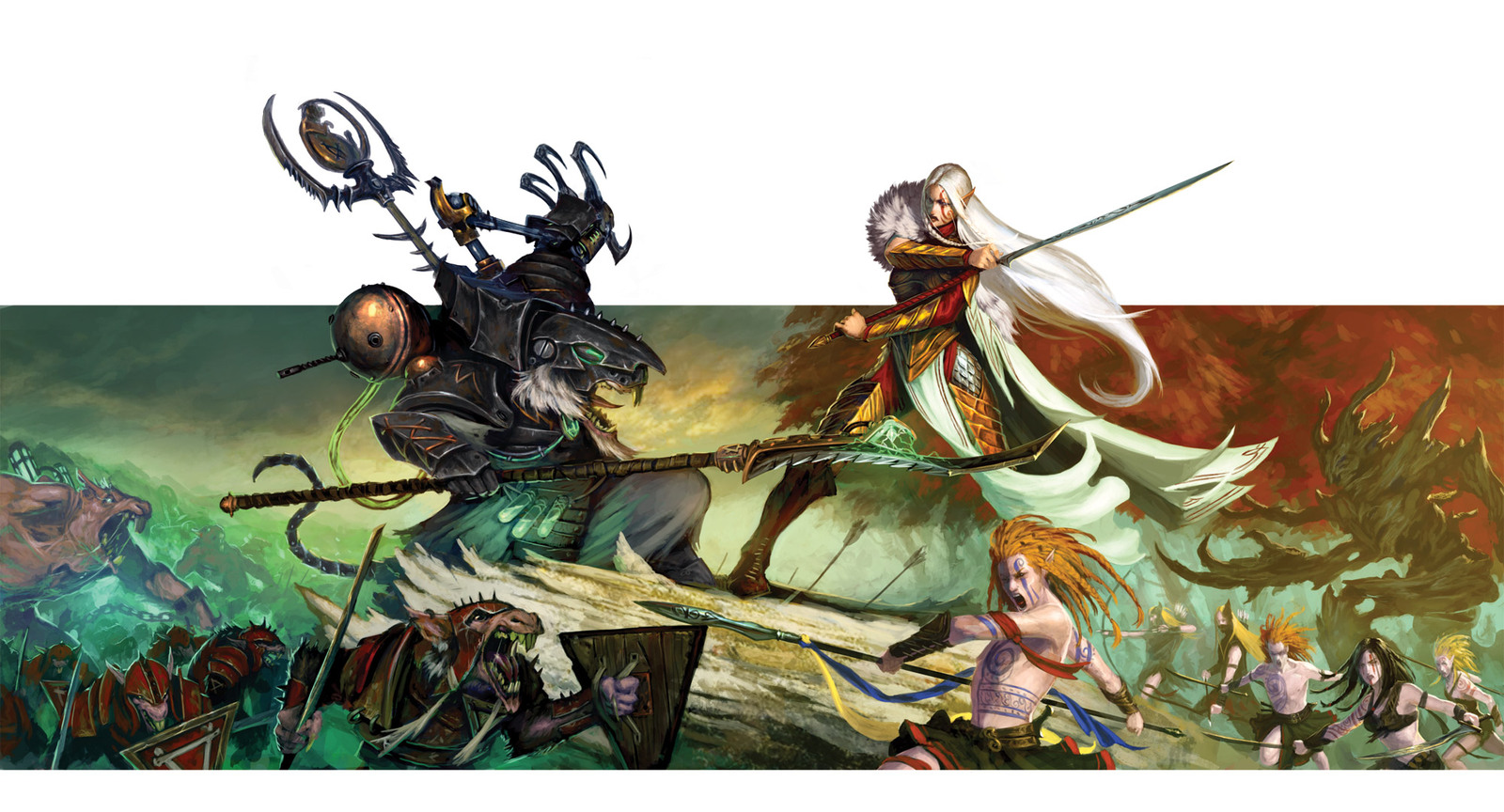 Warhammer: Fantasy Battles (Обитатели мира часть 5: Лесные Эльфы) | Пикабу