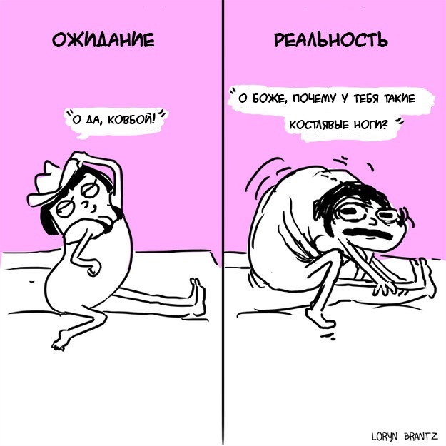 Sex: expectation vs reality - NSFW, Sex, Expectation and reality, Images, Longpost, Comics, 