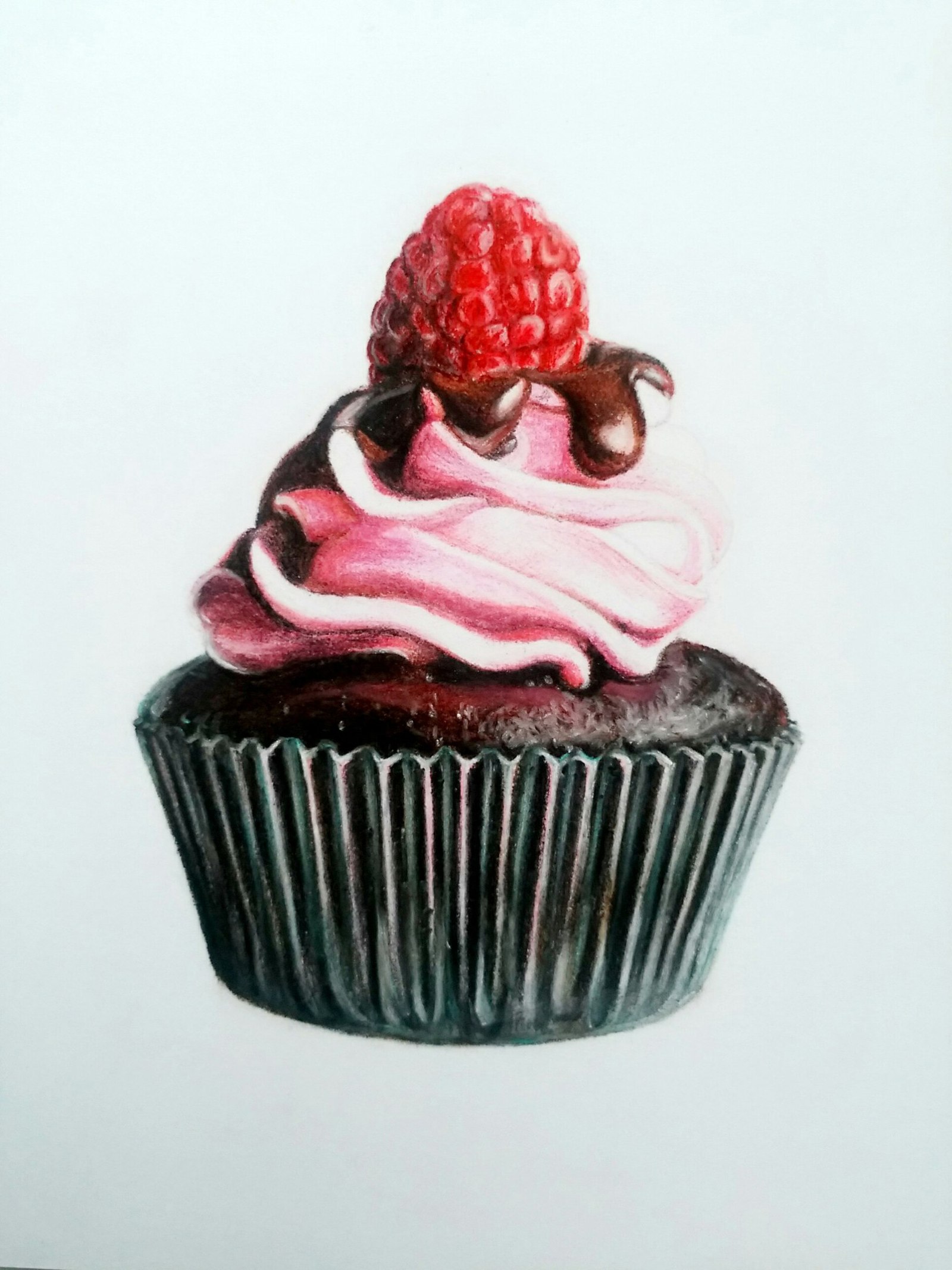 Cupcake Pikabu - My, Cake, Cupcake Peekaboo, Peekaboo, Pencil