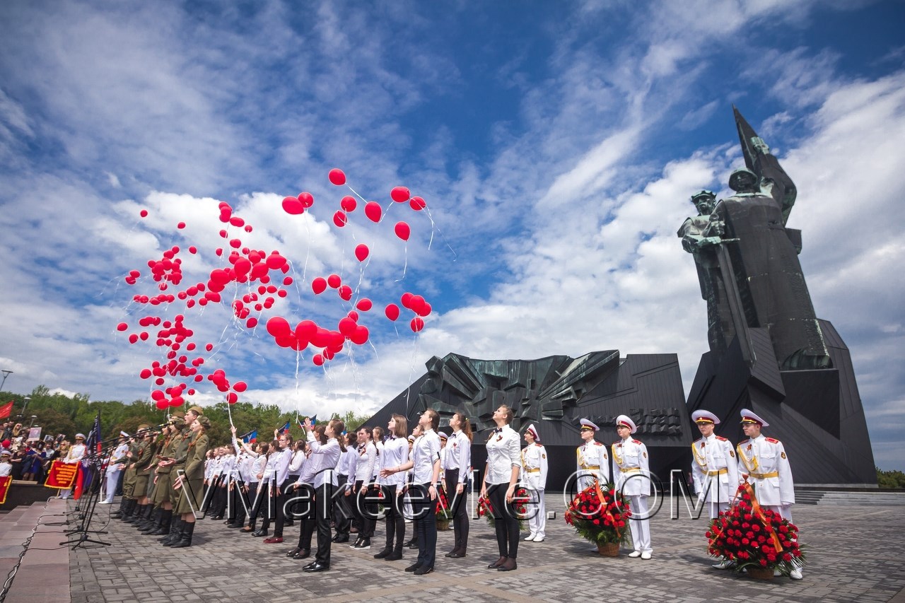 День Победы в ДНР. Донецк | Пикабу