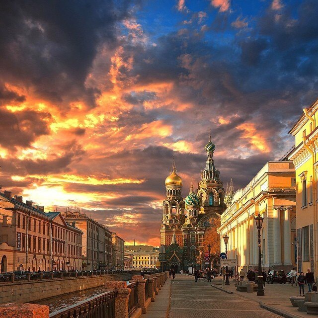 Impressive beauty... - beauty, CATHARSIS, Saint Petersburg, Evening, Sunset, Savior on Spilled Blood