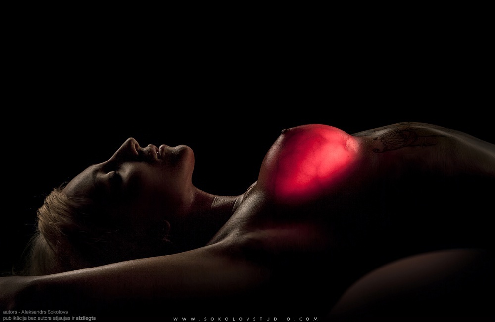 Breast experiments continue. - NSFW, Erotic, Breast, Photo, Light, Images, Longpost